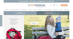 Desktop Screenshot of mymilestonesbaby.com